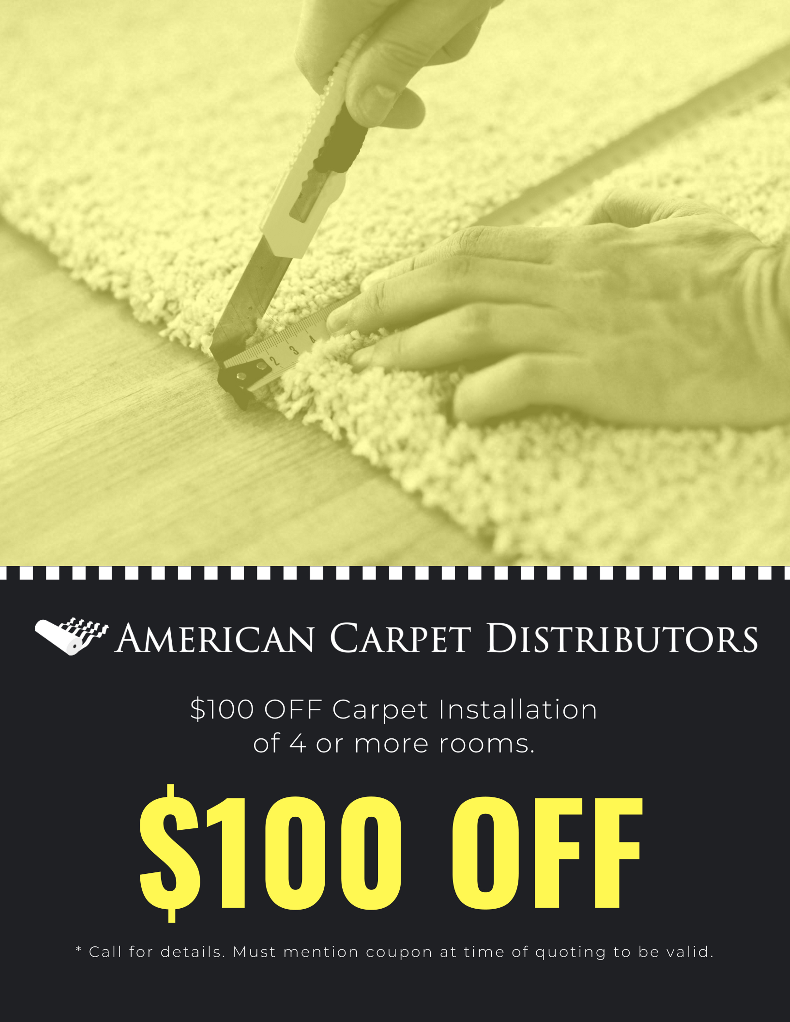 Carpet Installation - Coupon