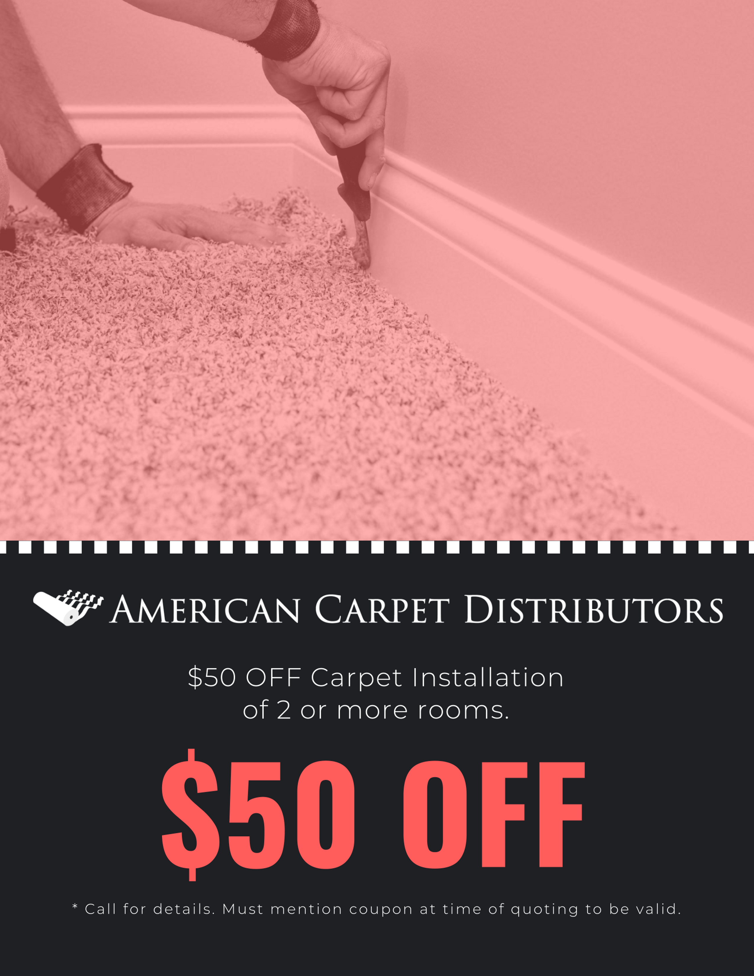 Carpet Installation Coupon